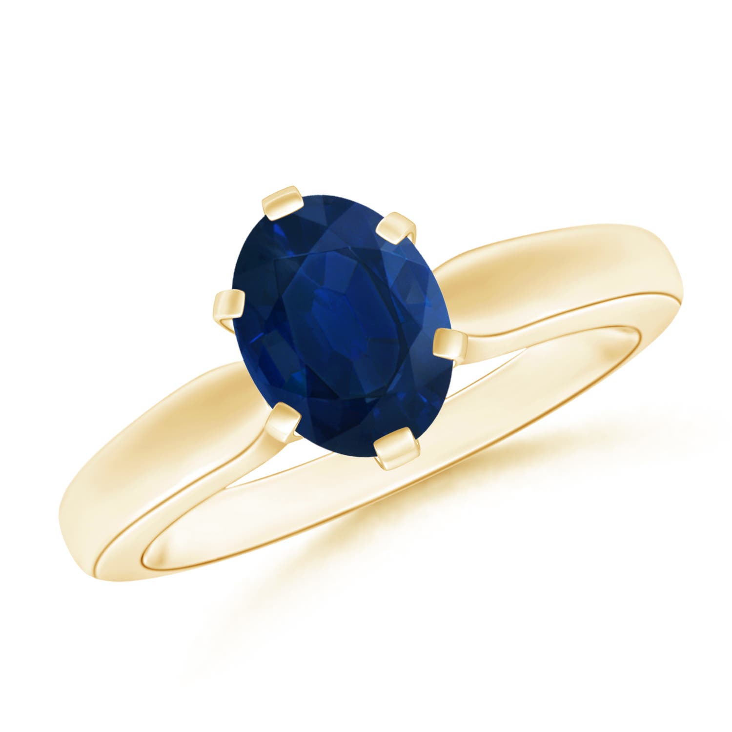 AA - Blue Sapphire / 1.55 CT / 14 KT Yellow Gold