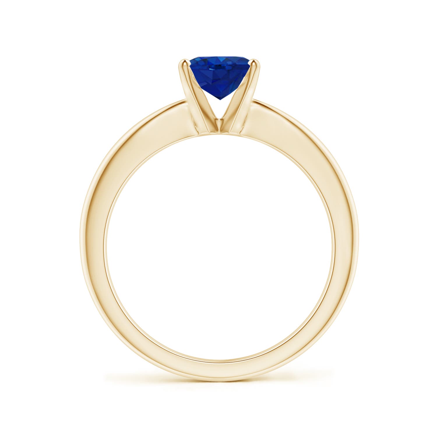 AAA - Blue Sapphire / 1.55 CT / 14 KT Yellow Gold