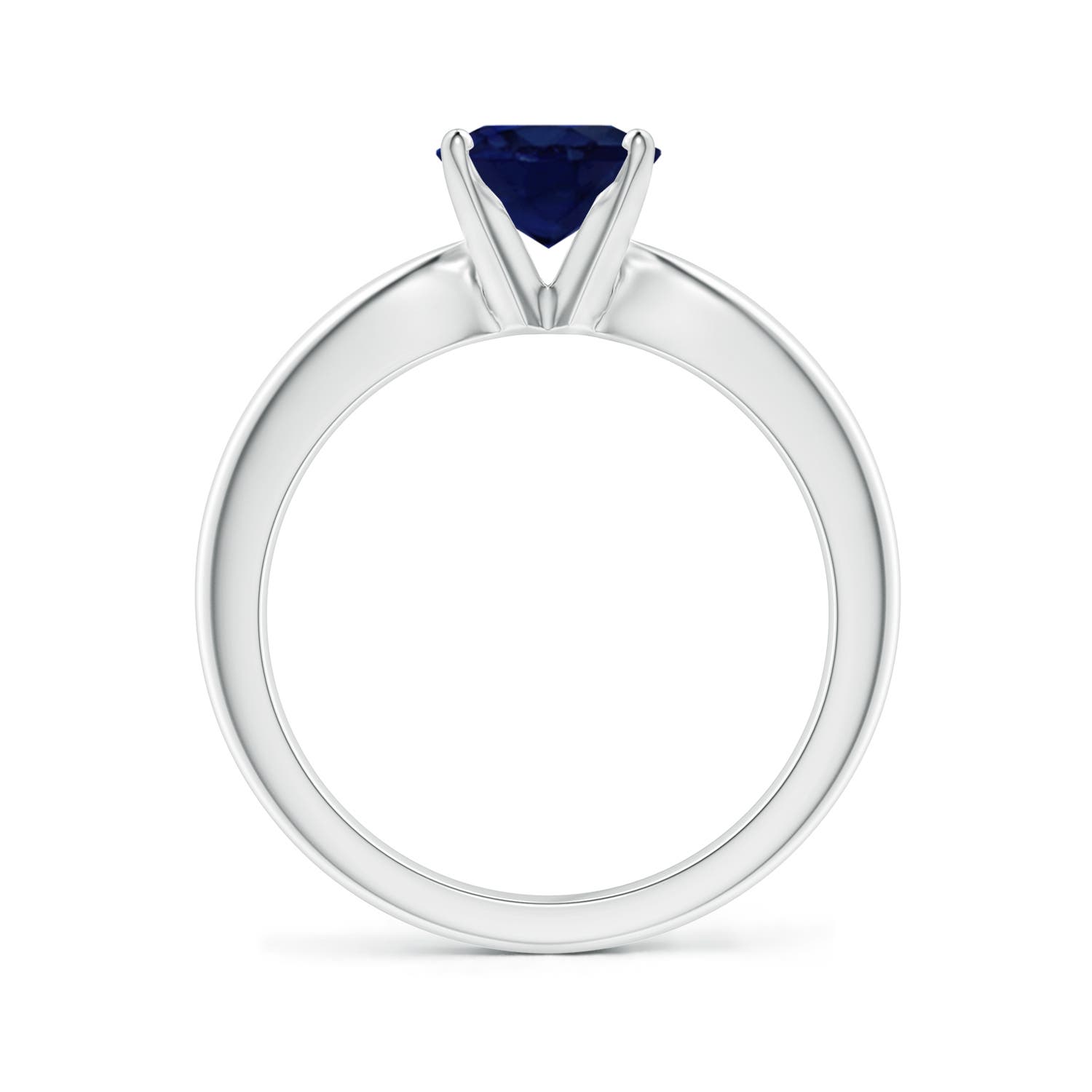 A - Blue Sapphire / 2 CT / 14 KT White Gold