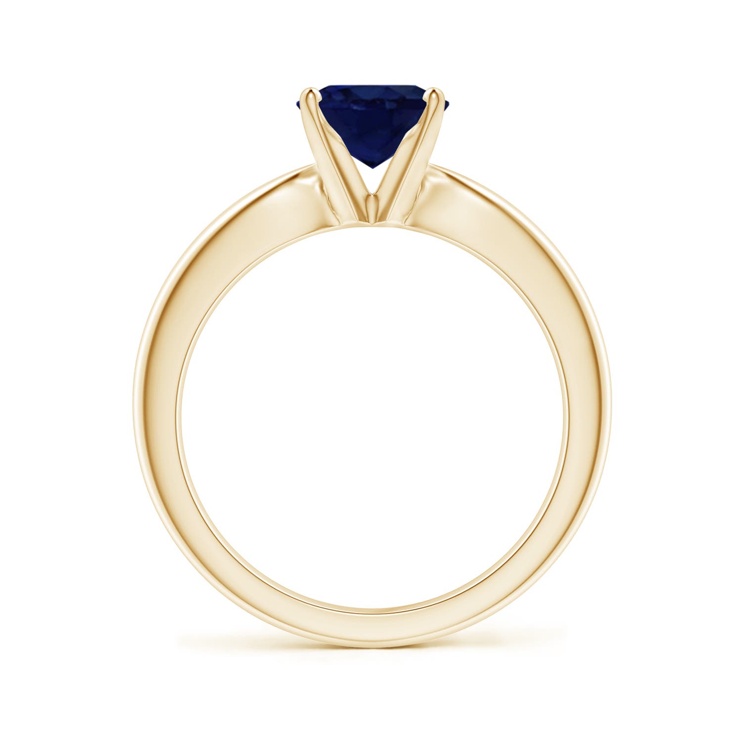 A - Blue Sapphire / 2 CT / 14 KT Yellow Gold