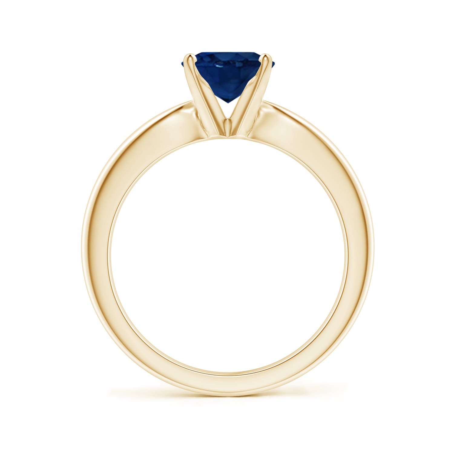 AA - Blue Sapphire / 2 CT / 14 KT Yellow Gold