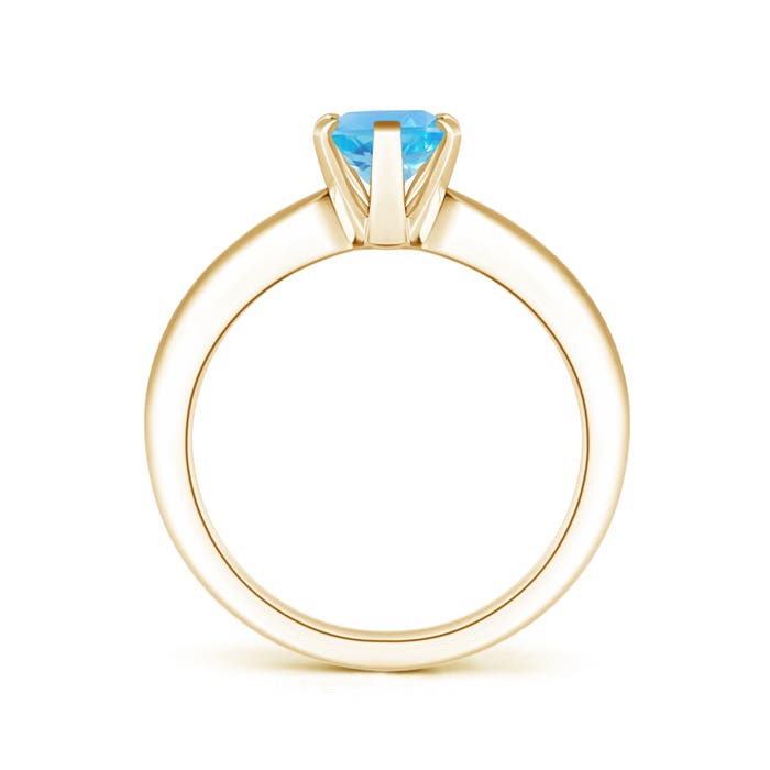 AA - Swiss Blue Topaz / 1.5 CT / 14 KT Yellow Gold