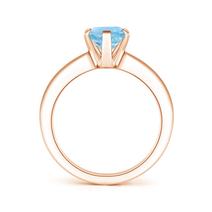 A - Swiss Blue Topaz / 2.25 CT / 14 KT Rose Gold