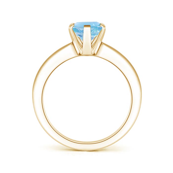 A - Swiss Blue Topaz / 2.25 CT / 14 KT Yellow Gold