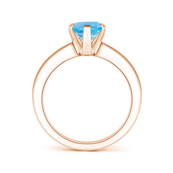 AA - Swiss Blue Topaz / 2.25 CT / 14 KT Rose Gold