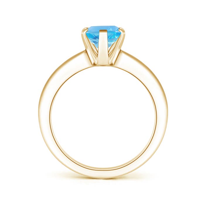 AA - Swiss Blue Topaz / 2.25 CT / 14 KT Yellow Gold