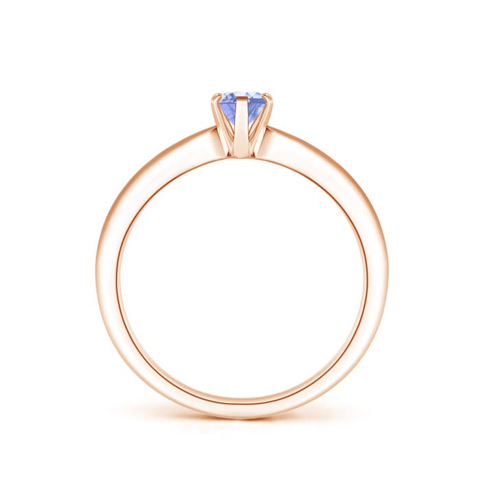 A - Tanzanite / 0.45 CT / 14 KT Rose Gold