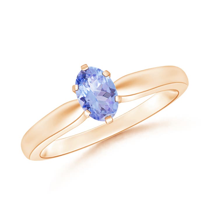 AA - Tanzanite / 0.45 CT / 14 KT Rose Gold