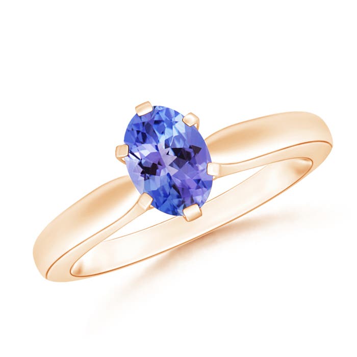 AA - Tanzanite / 0.8 CT / 14 KT Rose Gold