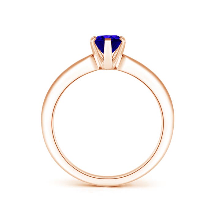 AAAA - Tanzanite / 0.8 CT / 14 KT Rose Gold