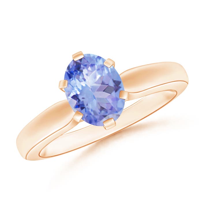 A - Tanzanite / 1.25 CT / 14 KT Rose Gold