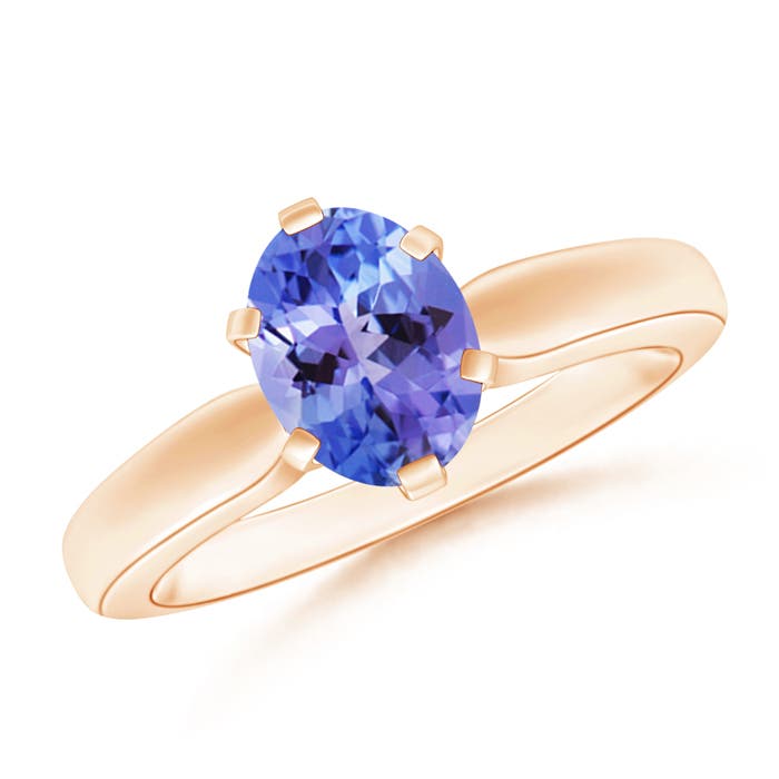 AA - Tanzanite / 1.25 CT / 14 KT Rose Gold