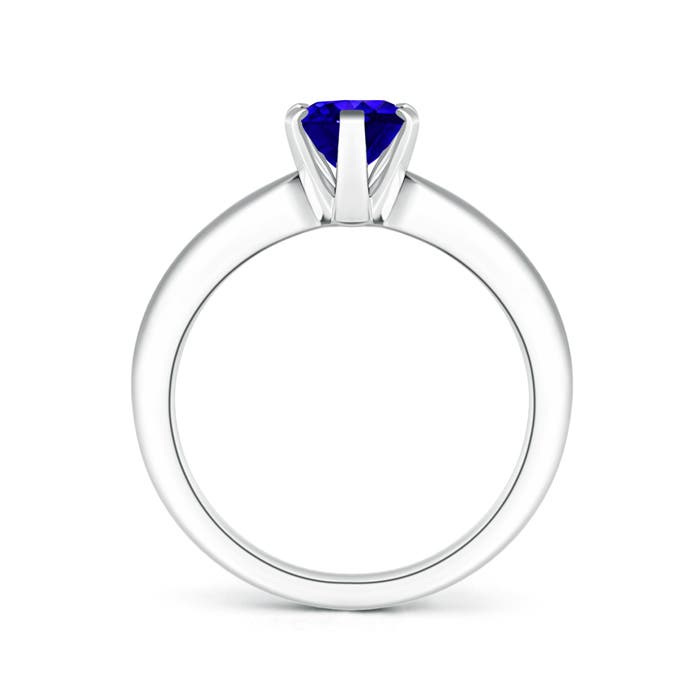 AAAA - Tanzanite / 1.25 CT / 14 KT White Gold