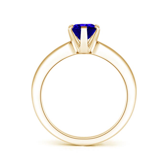 AAAA - Tanzanite / 1.25 CT / 14 KT Yellow Gold