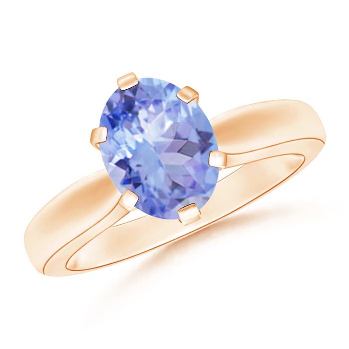 A - Tanzanite / 1.9 CT / 14 KT Rose Gold