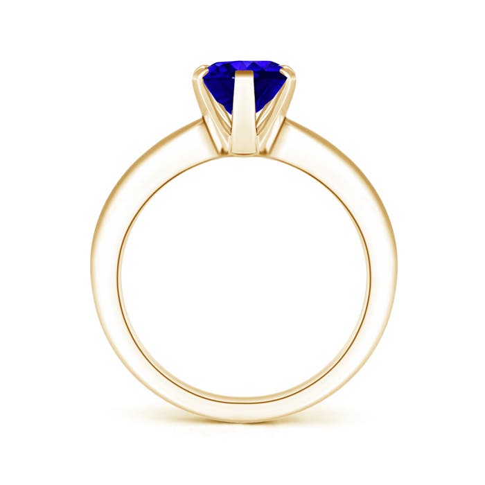 AAAA - Tanzanite / 1.9 CT / 14 KT Yellow Gold