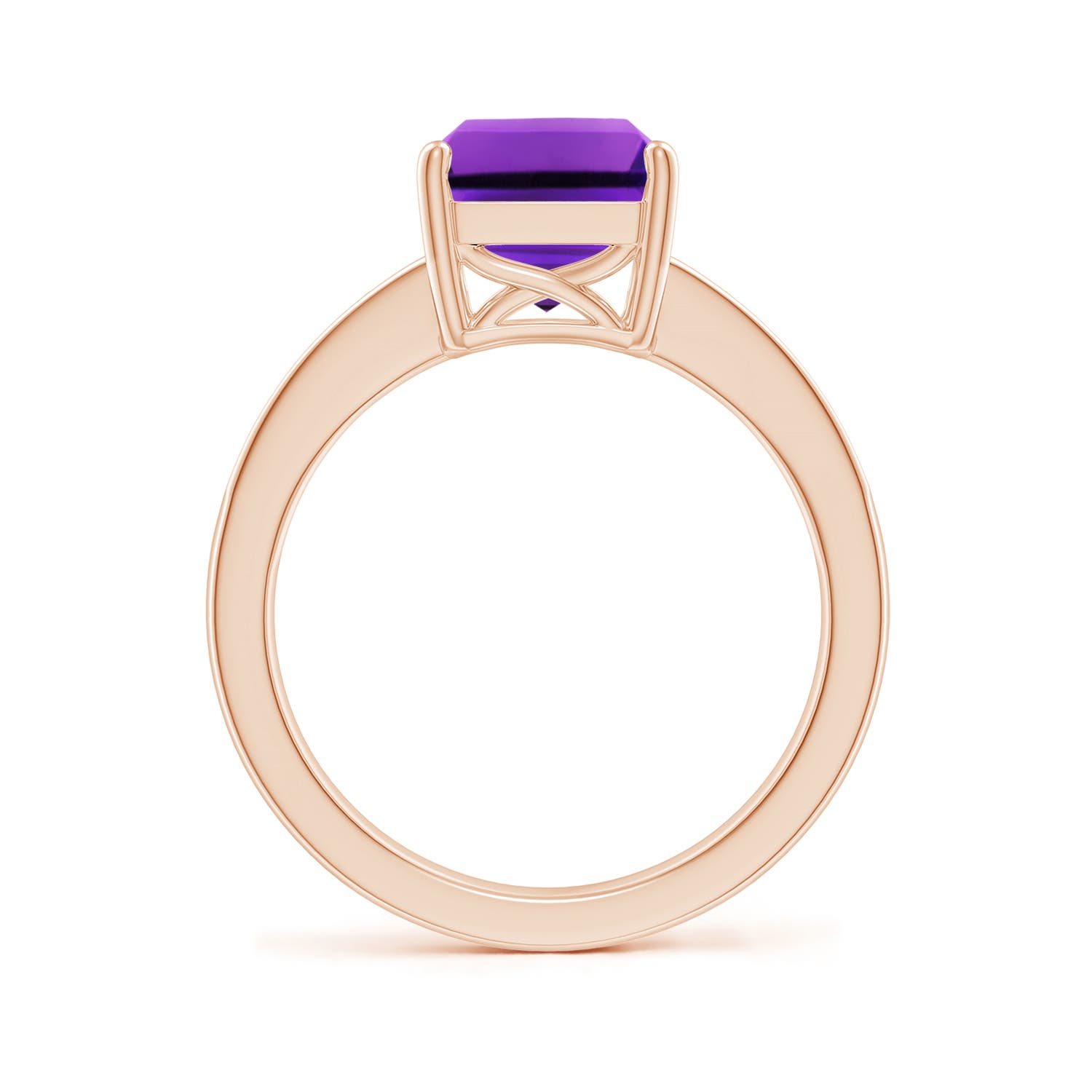 AAAA - Amethyst / 3.07 CT / 14 KT Rose Gold