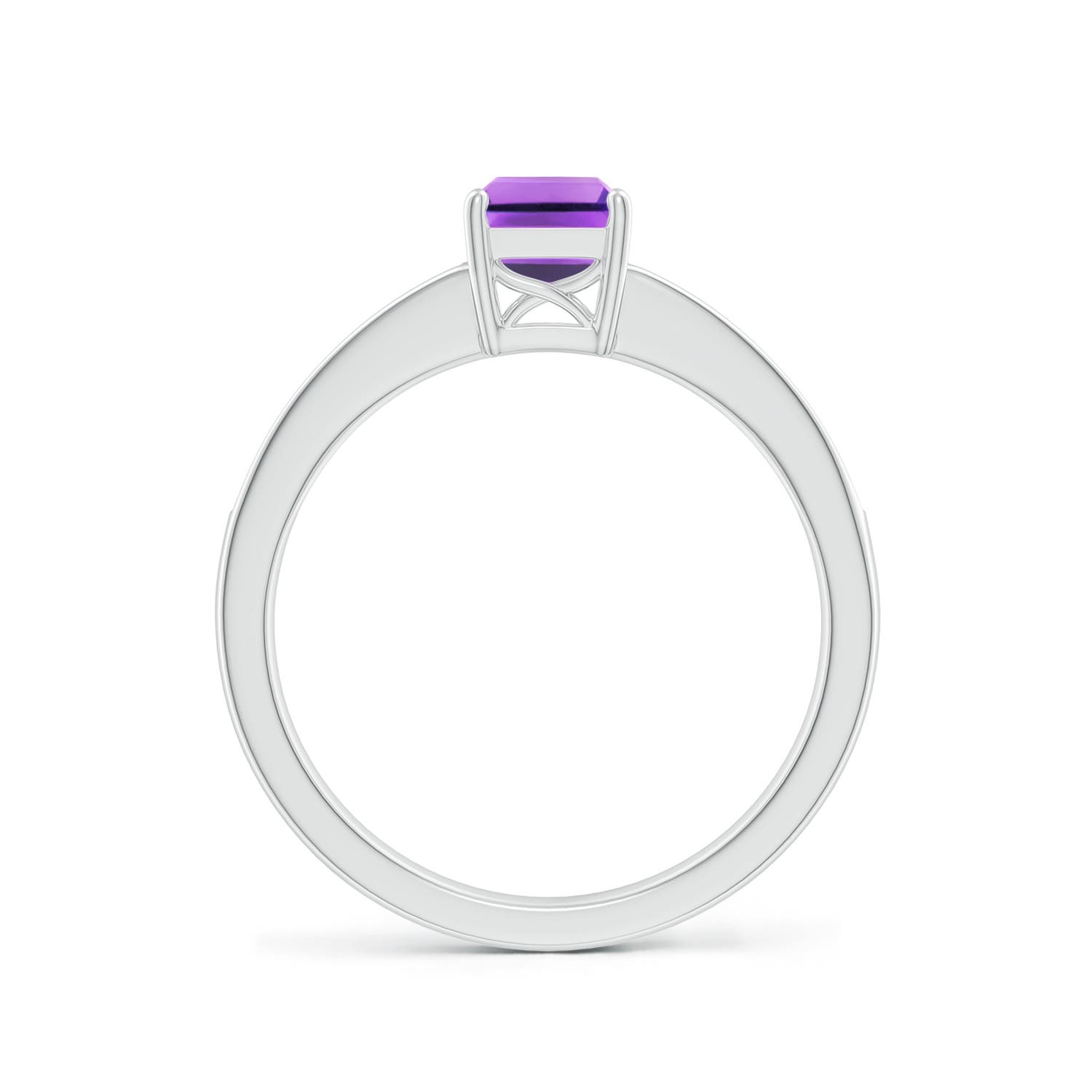 AA - Amethyst / 1.03 CT / 14 KT White Gold