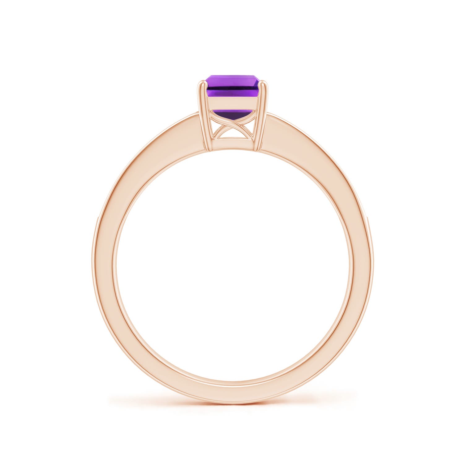 AAA - Amethyst / 1.03 CT / 14 KT Rose Gold