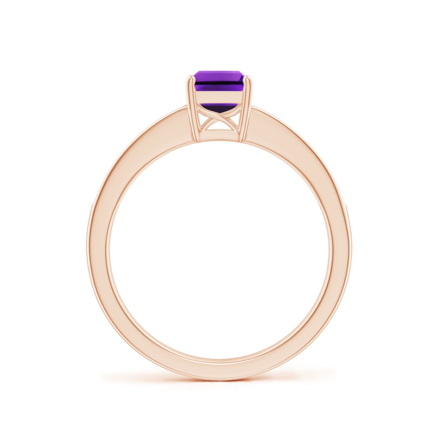 AAAA - Amethyst / 1.03 CT / 14 KT Rose Gold