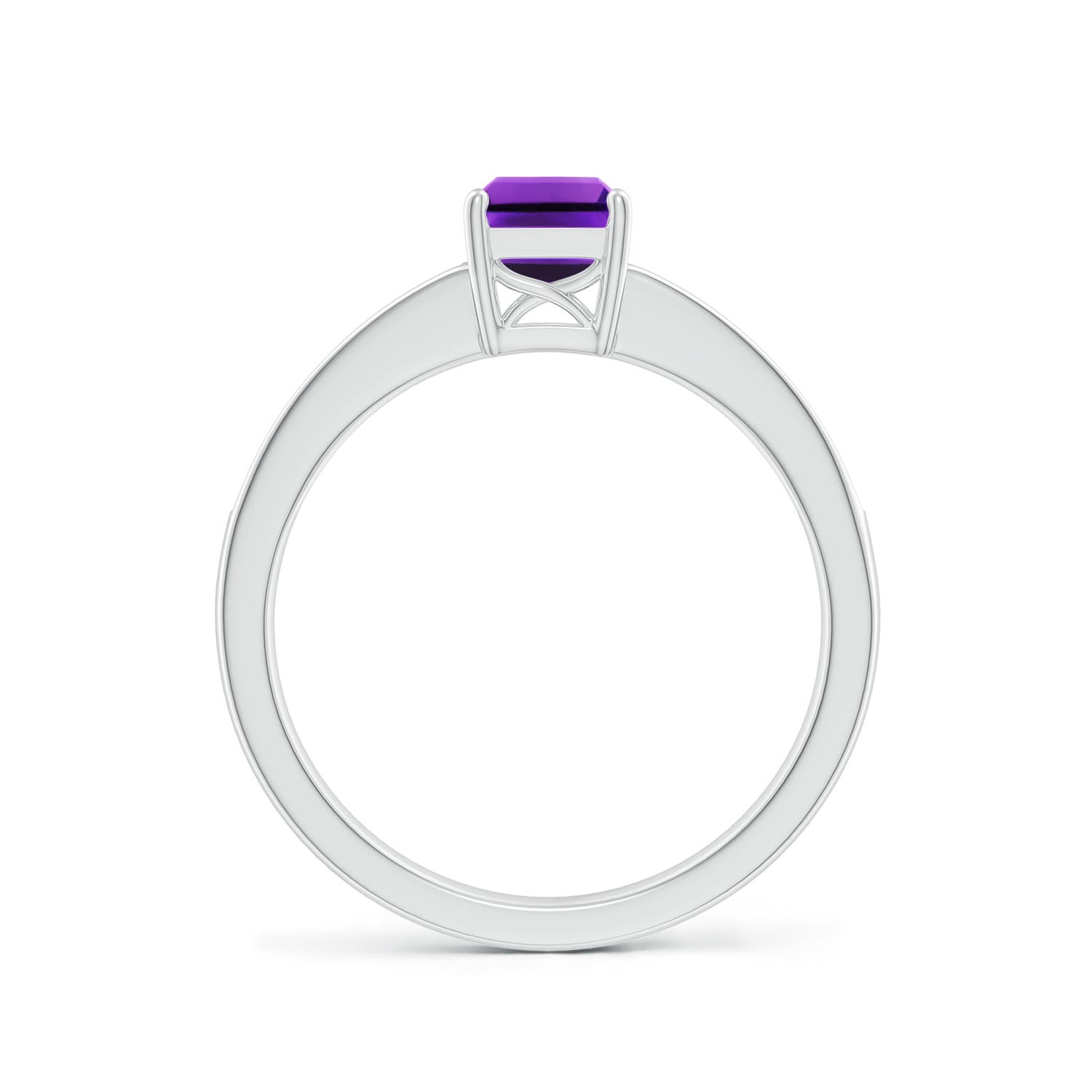 AAAA - Amethyst / 1.03 CT / 14 KT White Gold