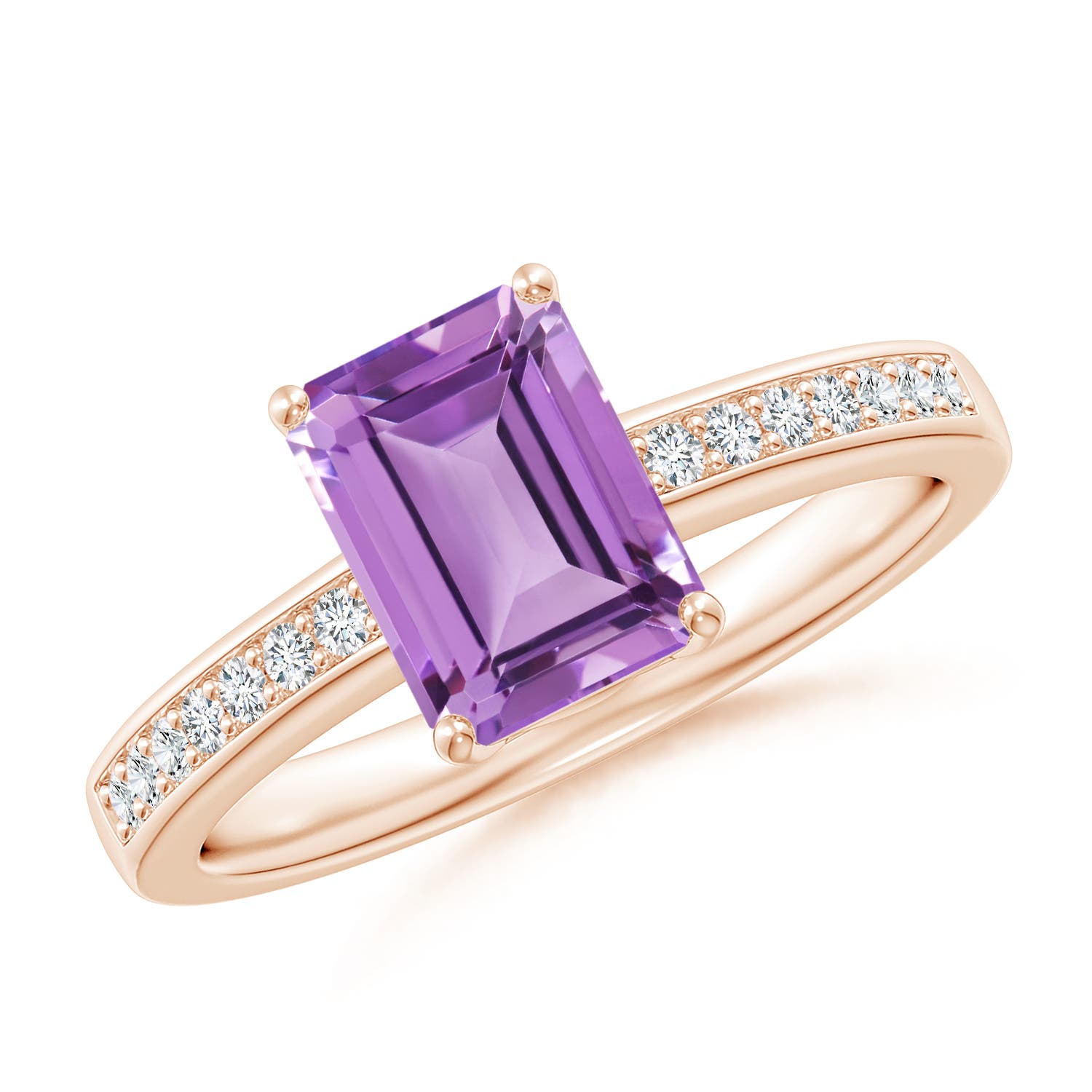 A - Amethyst / 1.64 CT / 14 KT Rose Gold