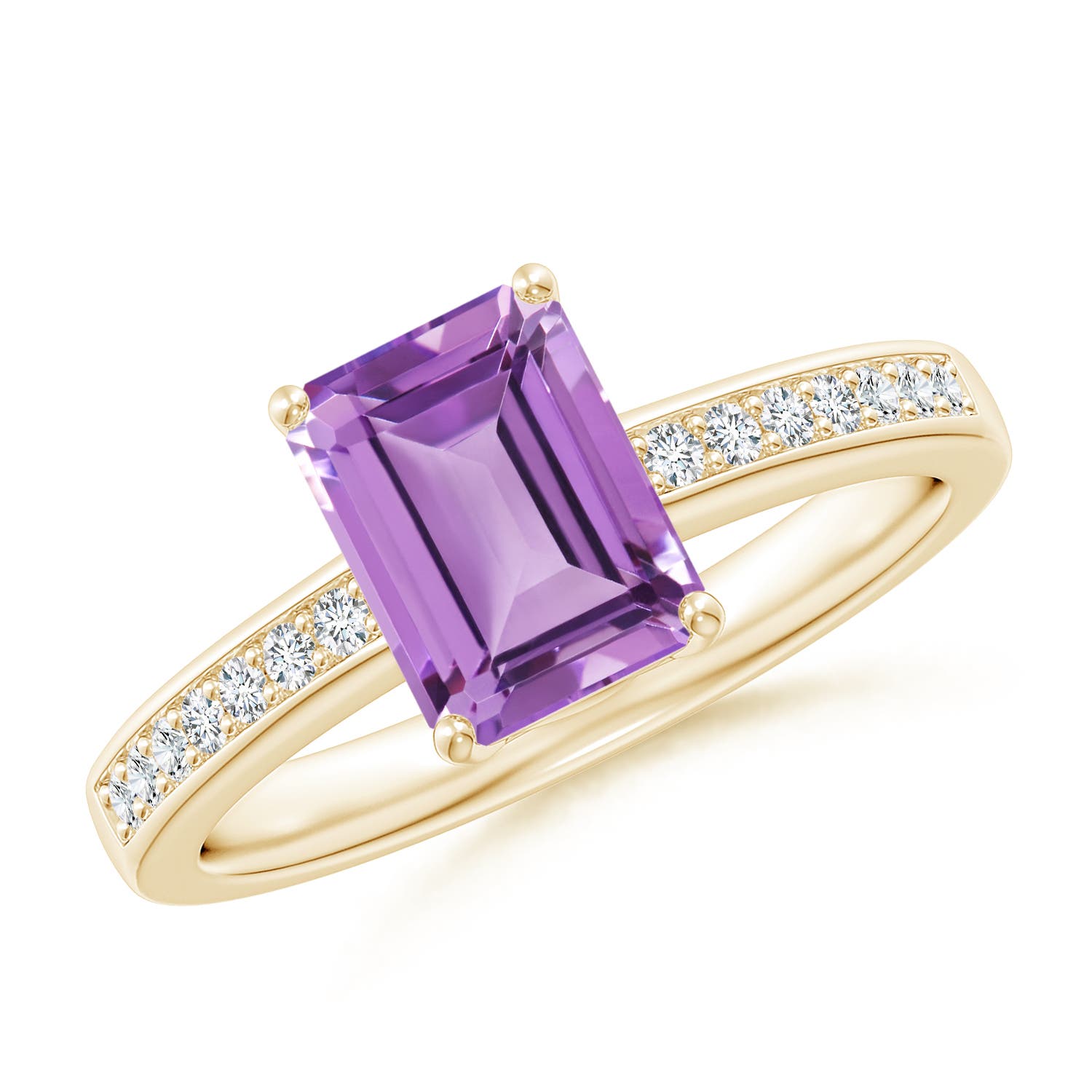 A - Amethyst / 1.64 CT / 14 KT Yellow Gold