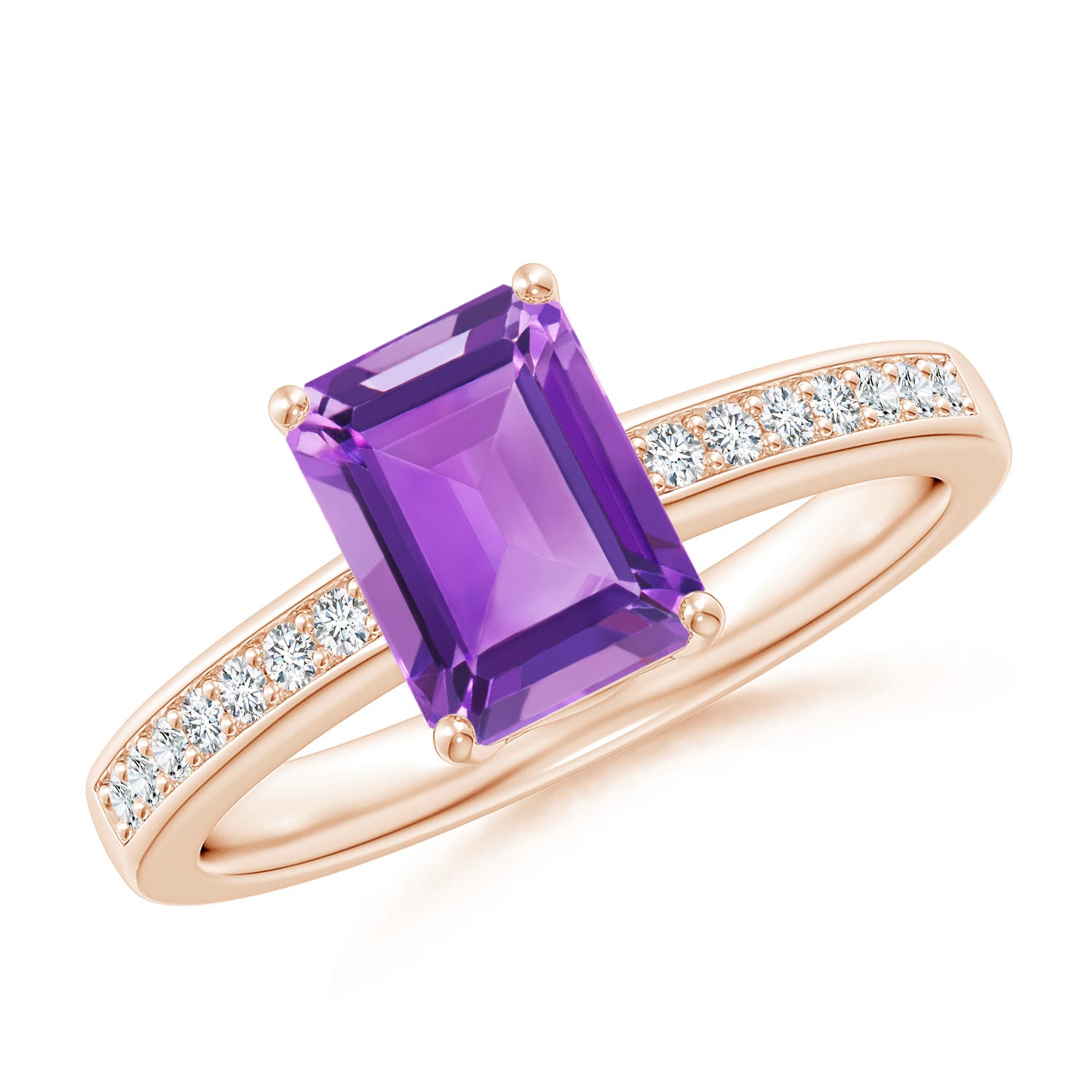 AA - Amethyst / 1.64 CT / 14 KT Rose Gold