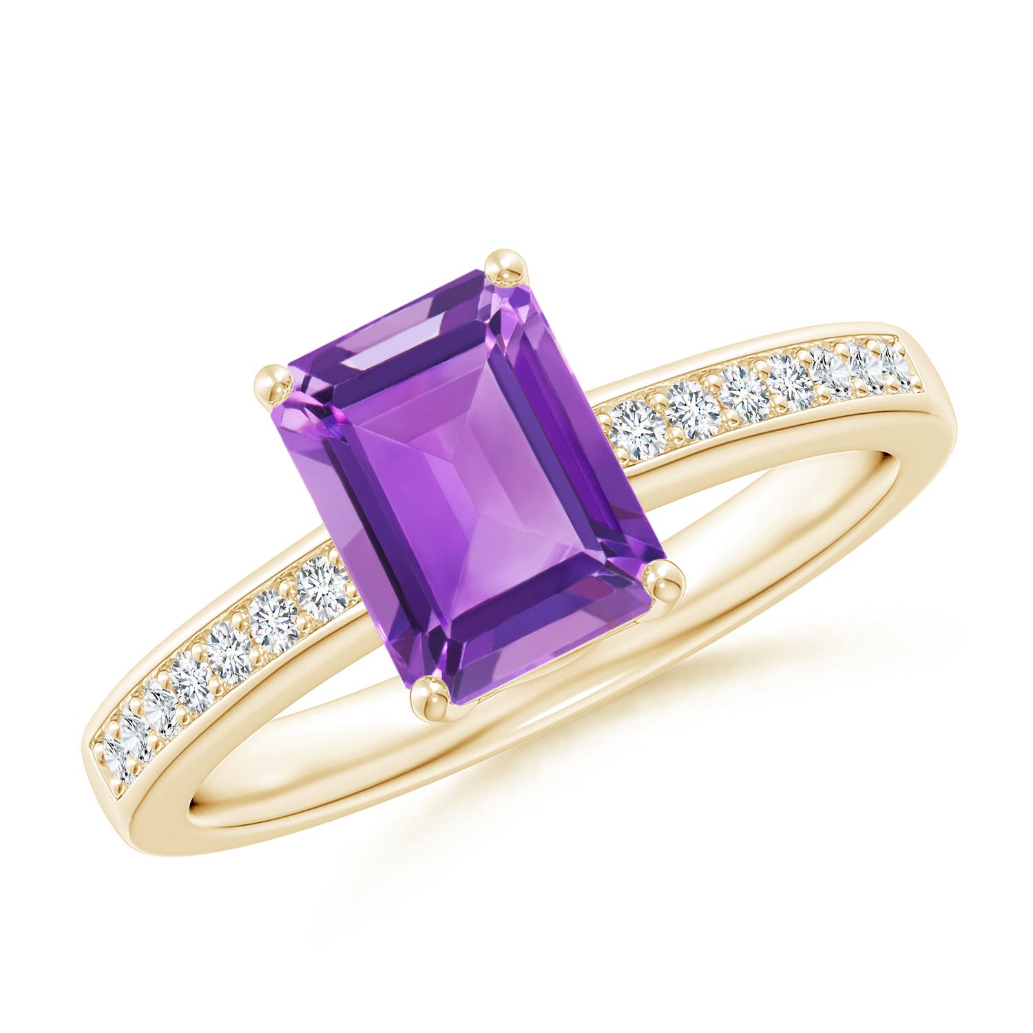 AA - Amethyst / 1.64 CT / 14 KT Yellow Gold