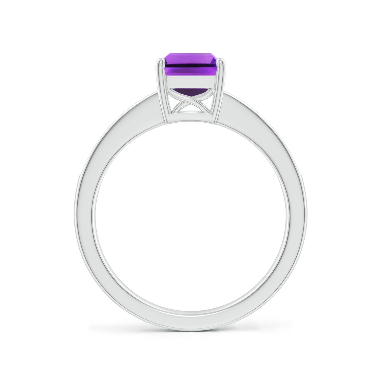 AAA - Amethyst / 1.64 CT / 14 KT White Gold