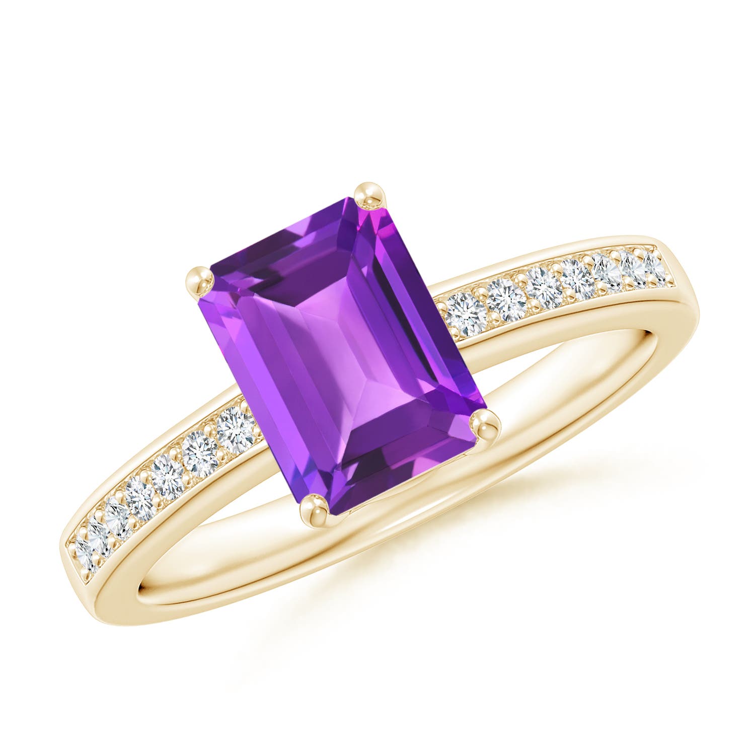 AAA - Amethyst / 1.64 CT / 14 KT Yellow Gold