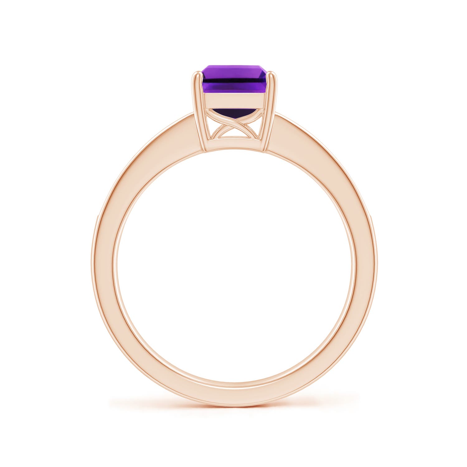 AAAA - Amethyst / 1.64 CT / 14 KT Rose Gold