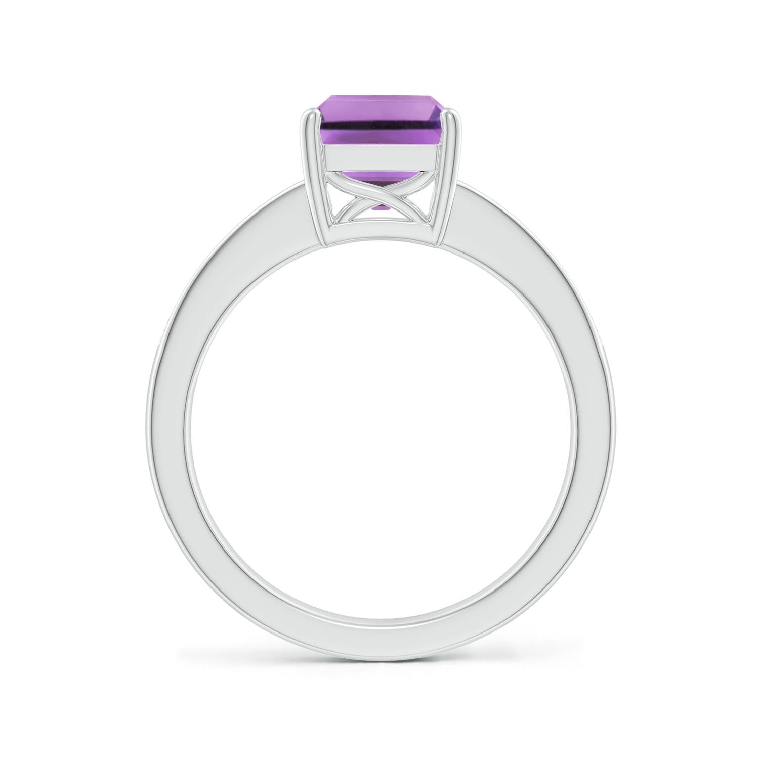 A - Amethyst / 2.34 CT / 14 KT White Gold