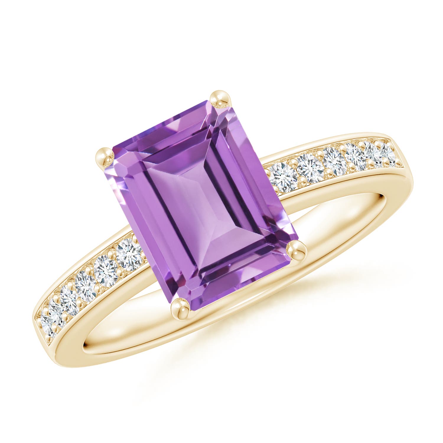 A - Amethyst / 2.34 CT / 14 KT Yellow Gold