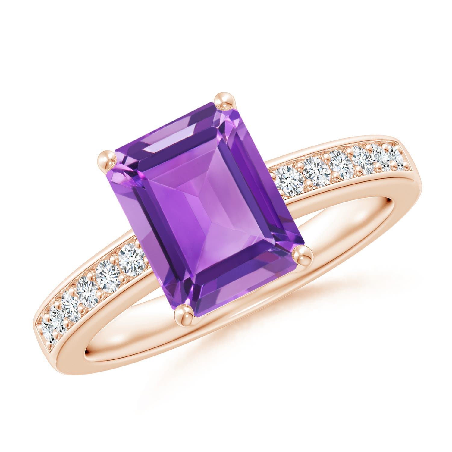 AA - Amethyst / 2.34 CT / 14 KT Rose Gold