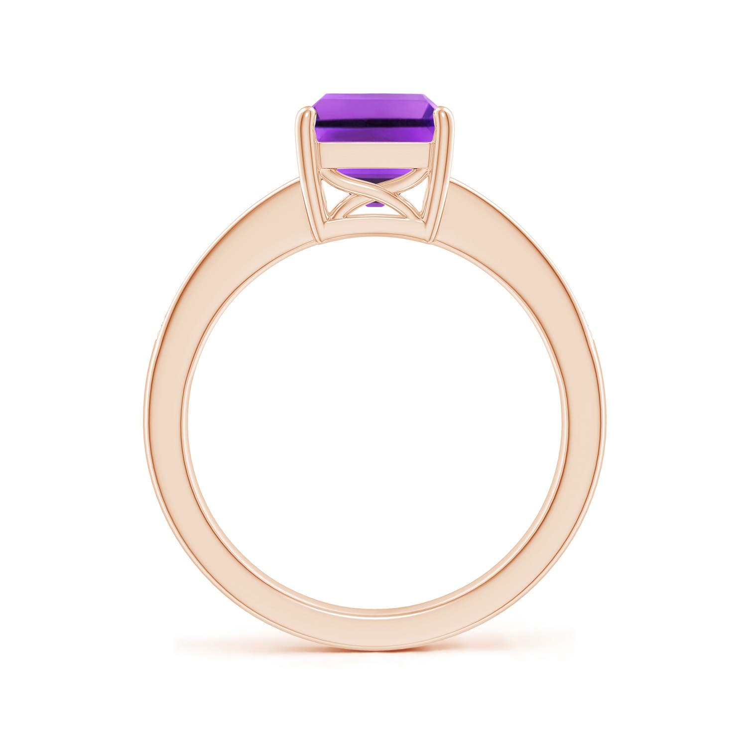 AAA - Amethyst / 2.34 CT / 14 KT Rose Gold