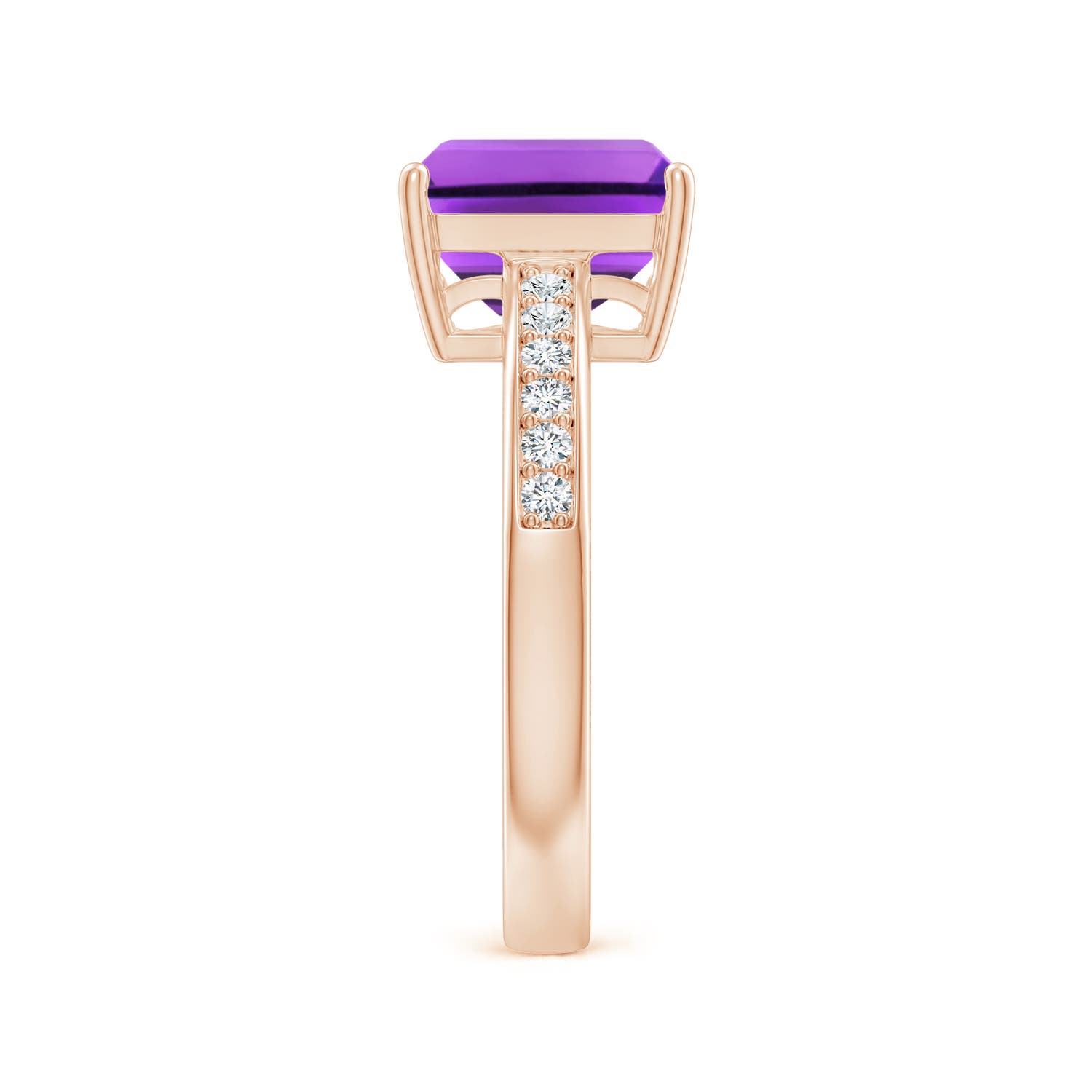 AAA - Amethyst / 2.34 CT / 14 KT Rose Gold