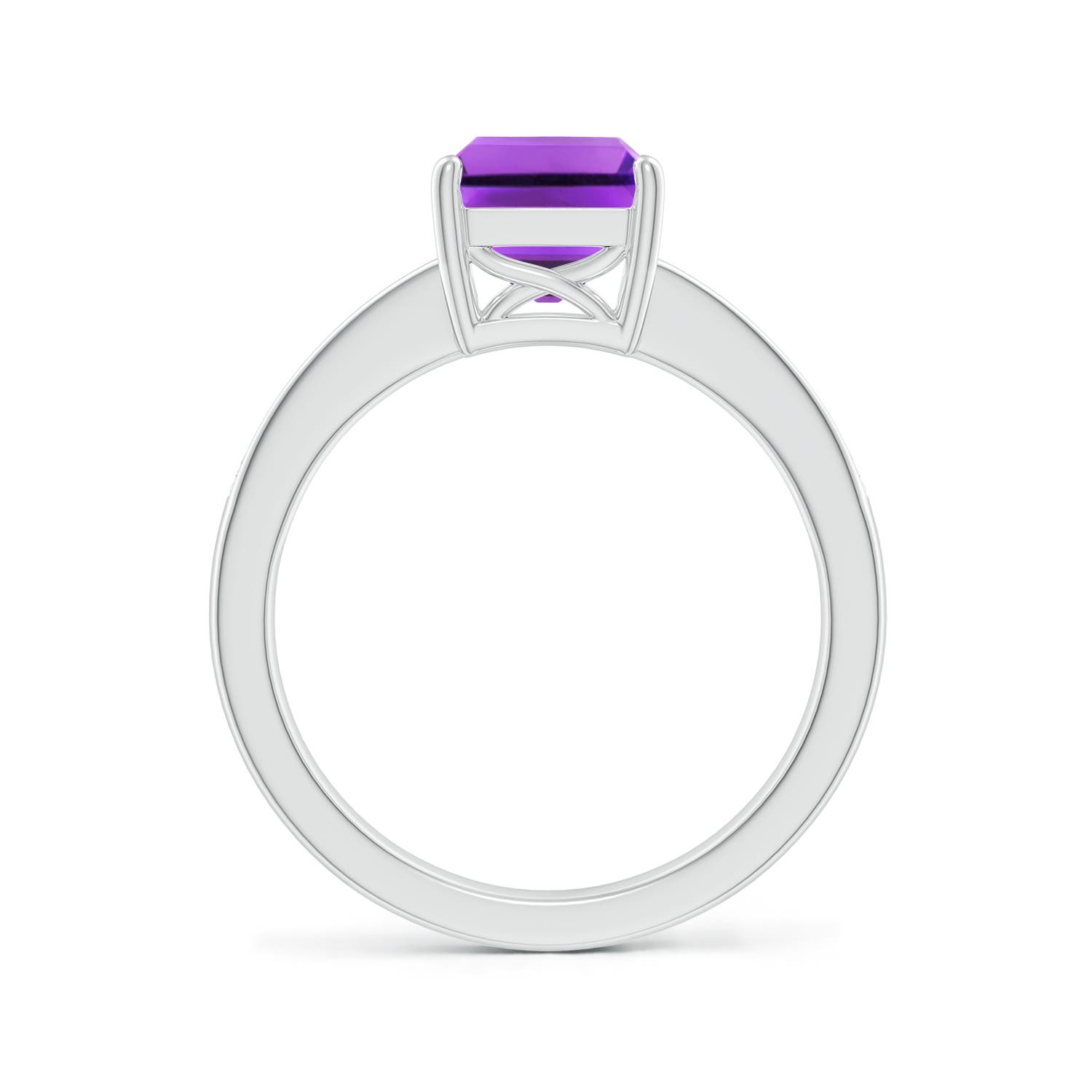 AAA - Amethyst / 2.34 CT / 14 KT White Gold