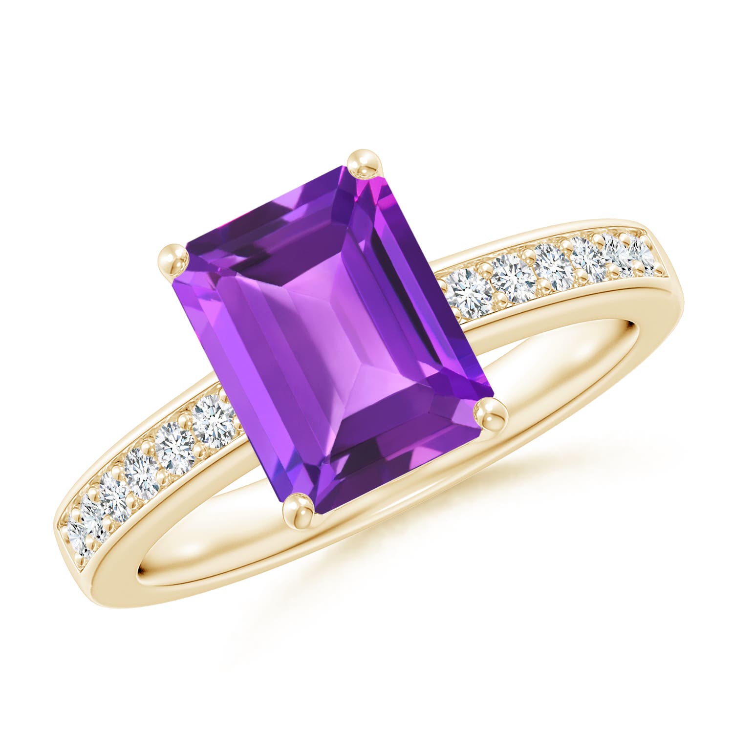 AAA - Amethyst / 2.34 CT / 14 KT Yellow Gold