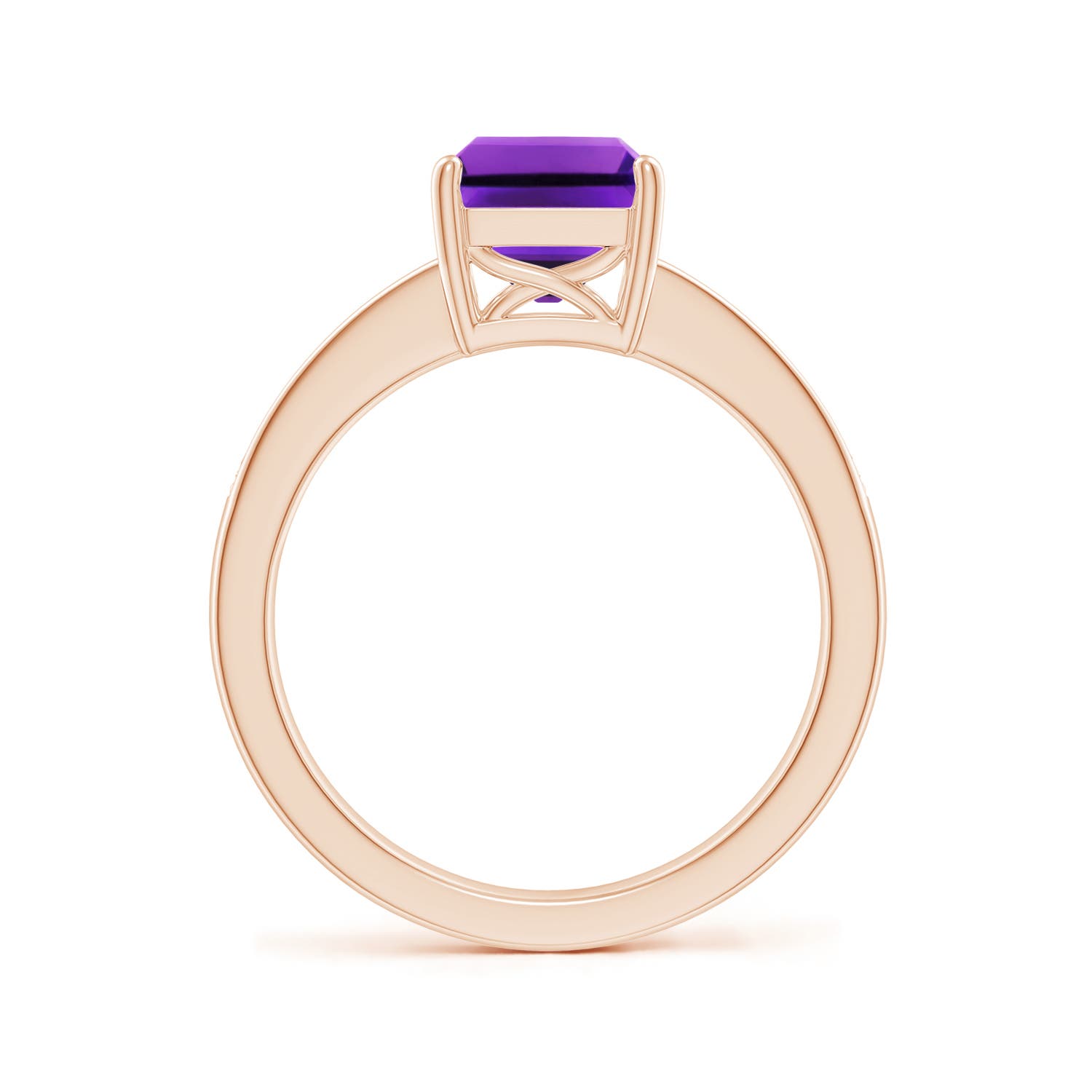 AAAA - Amethyst / 2.34 CT / 14 KT Rose Gold