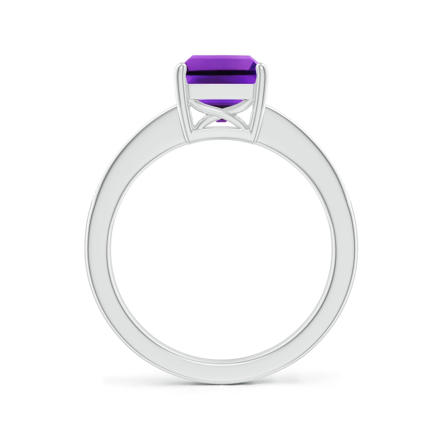 AAAA - Amethyst / 2.34 CT / 14 KT White Gold