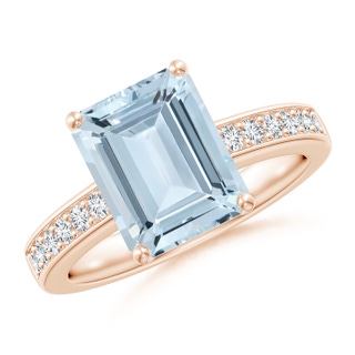 Emerald Cut A Aquamarine