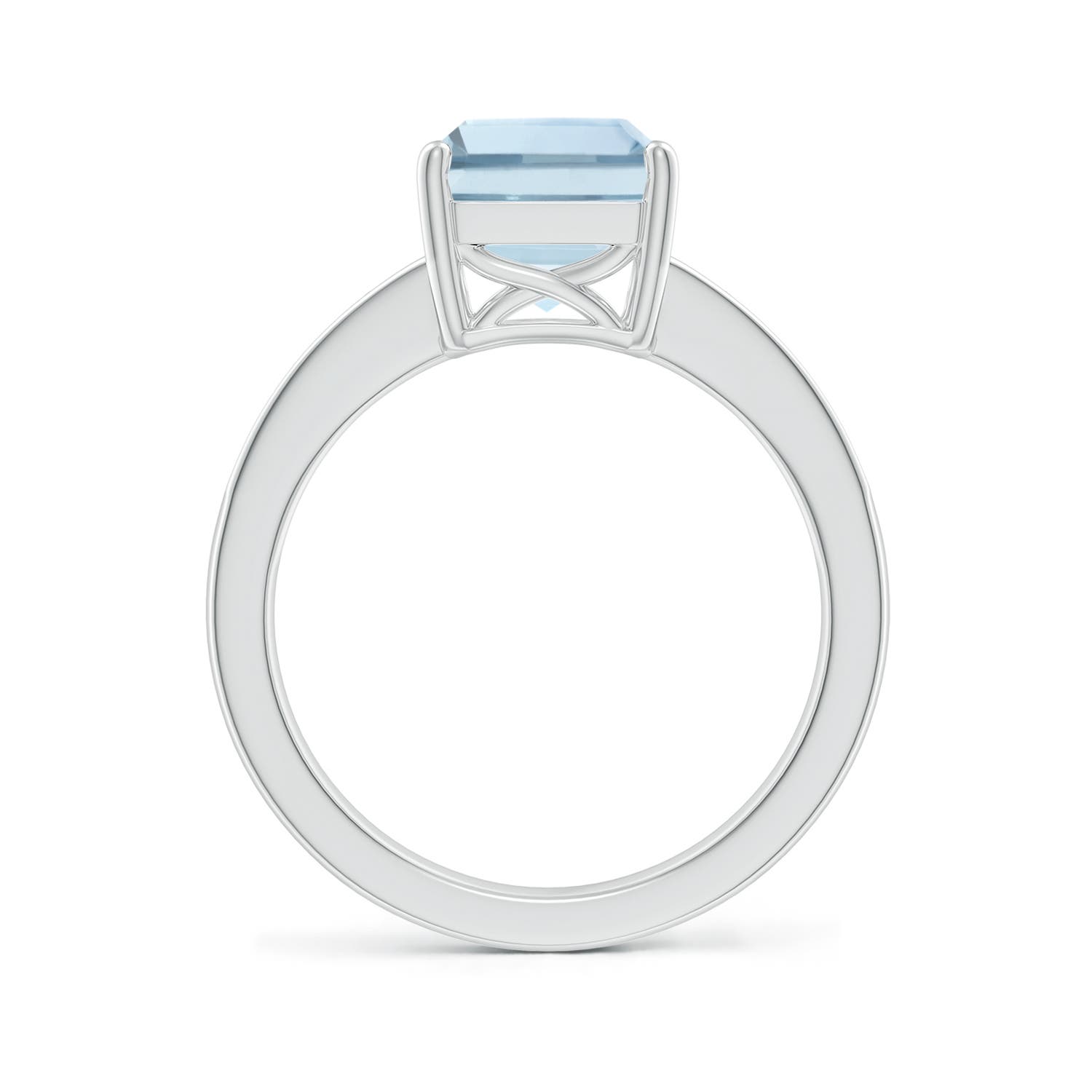 A - Aquamarine / 3.17 CT / 14 KT White Gold