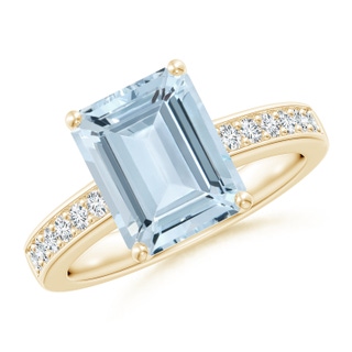 Emerald Cut A Aquamarine