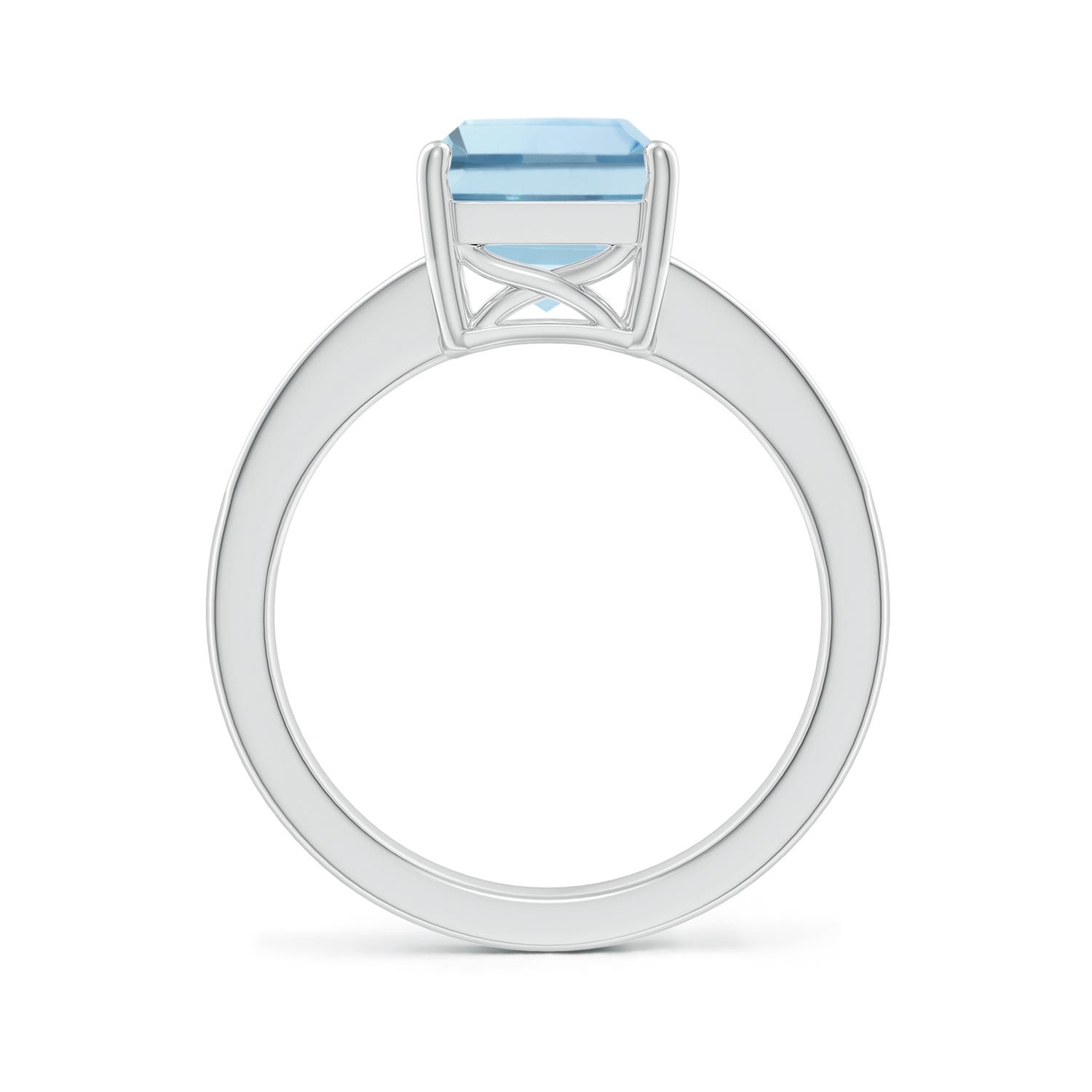 AA - Aquamarine / 3.17 CT / 14 KT White Gold