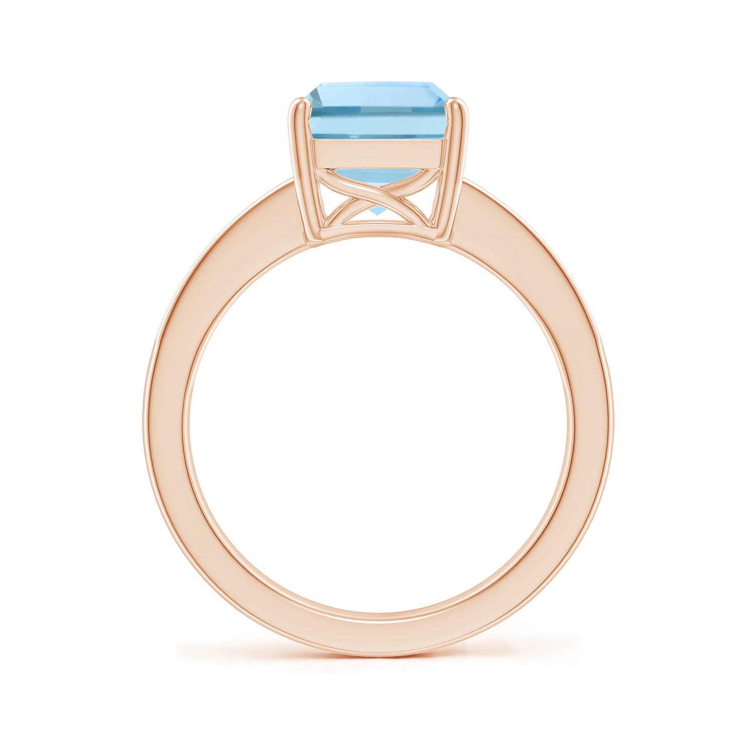 AAA - Aquamarine / 3.17 CT / 14 KT Rose Gold