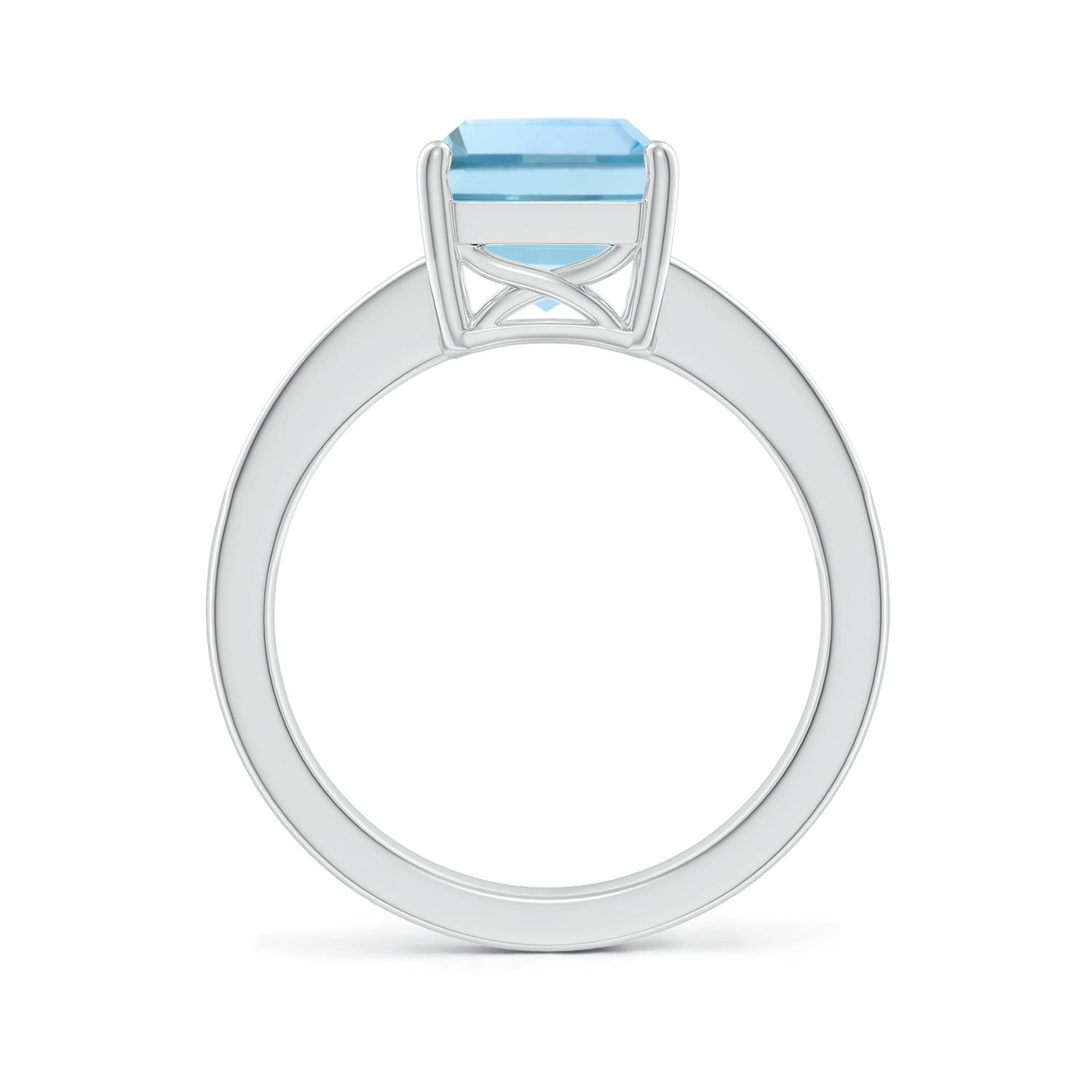 AAA - Aquamarine / 3.17 CT / 14 KT White Gold