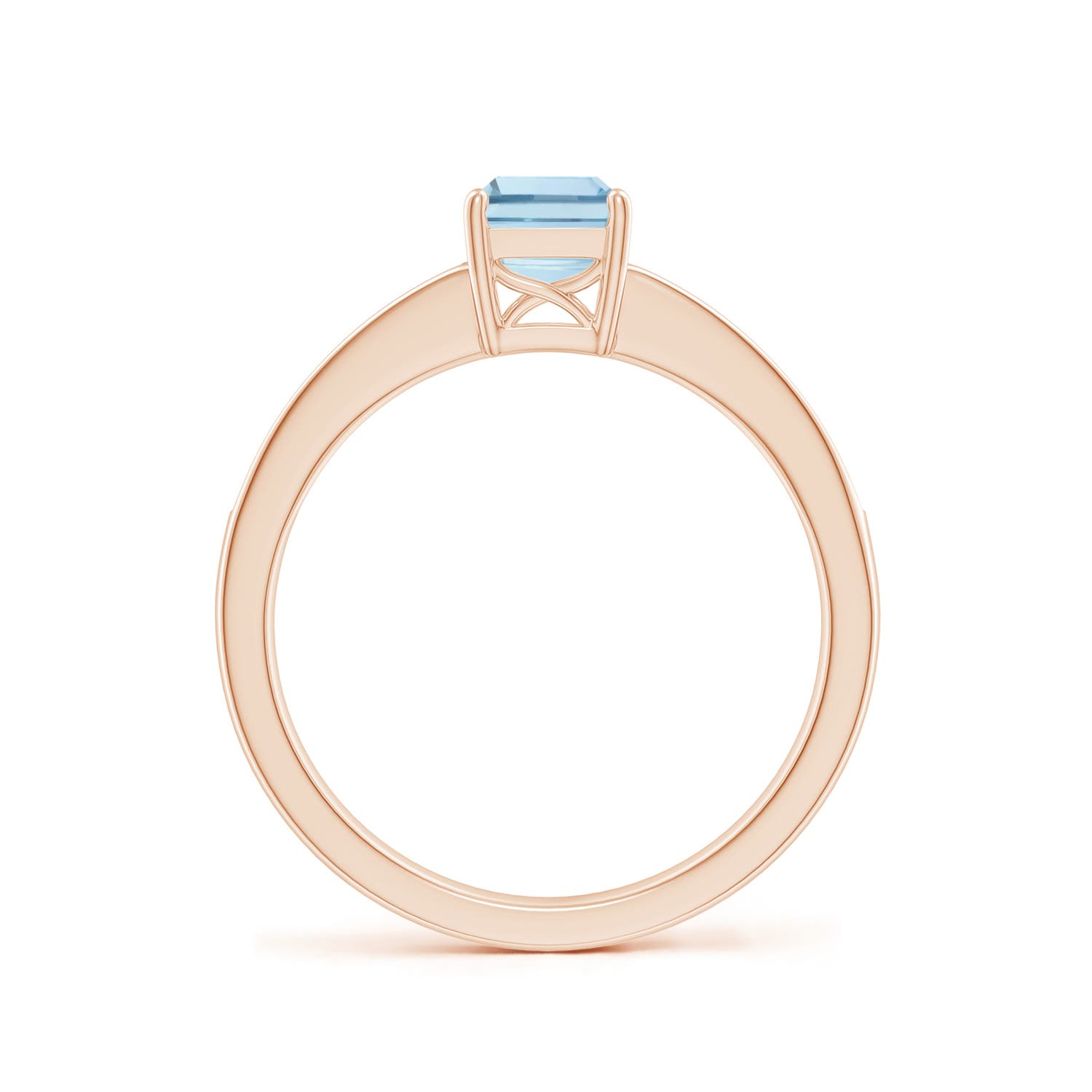 AA - Aquamarine / 0.93 CT / 14 KT Rose Gold