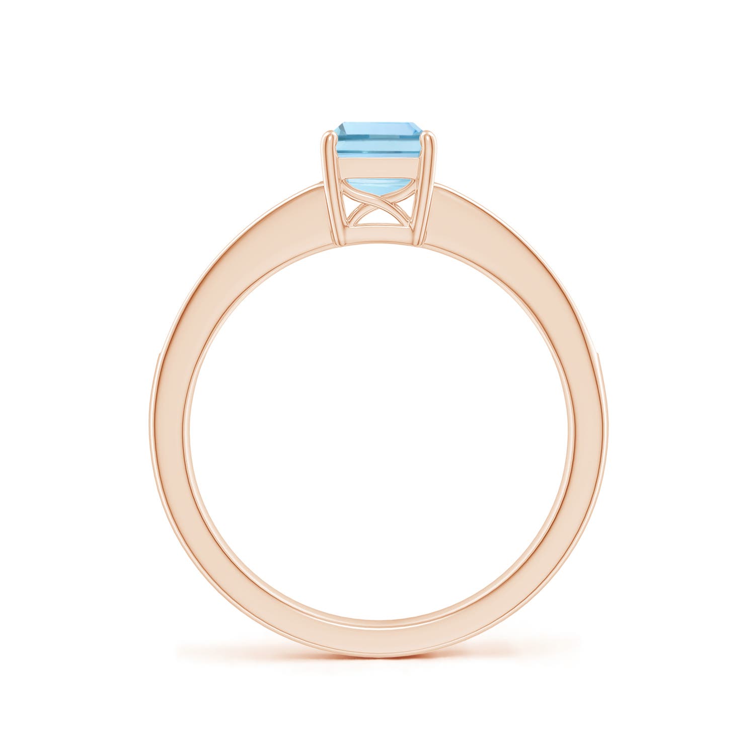 AAA - Aquamarine / 0.93 CT / 14 KT Rose Gold