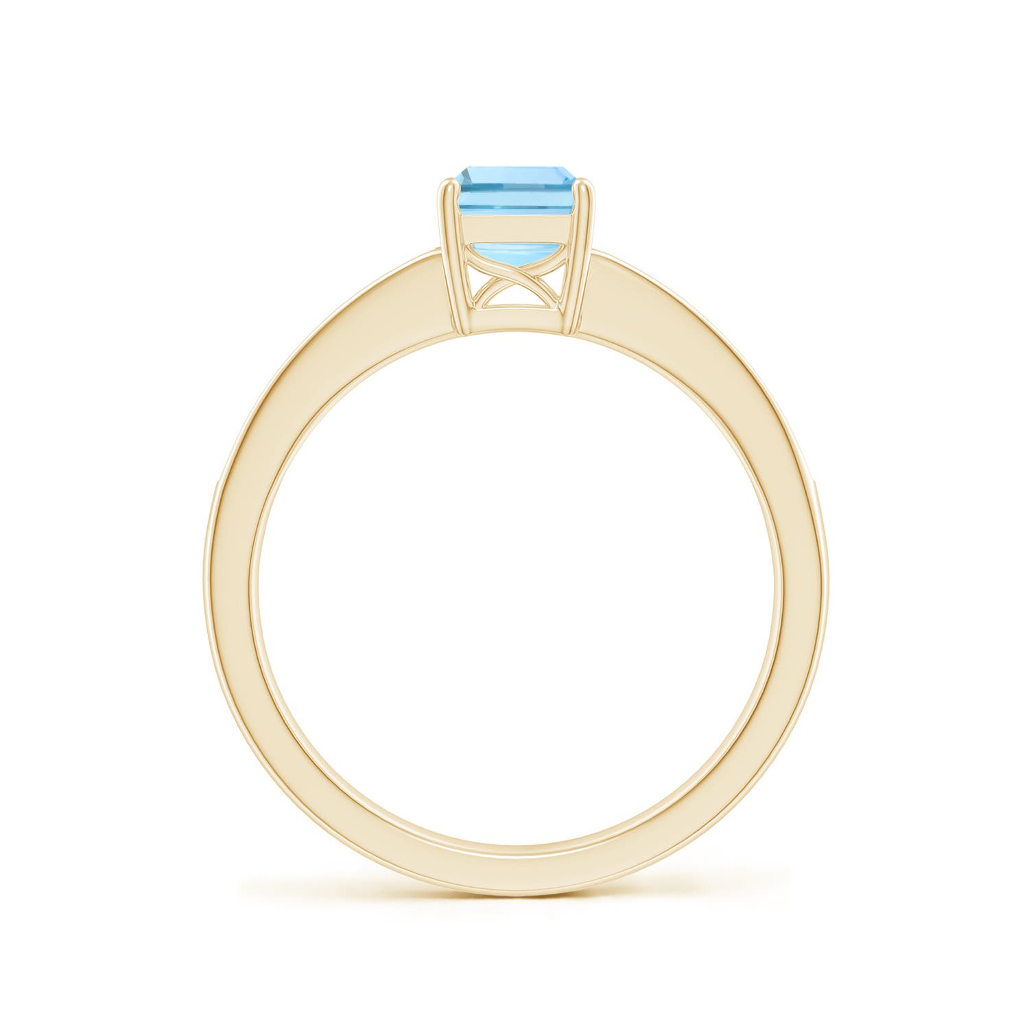 AAAA - Aquamarine / 0.93 CT / 14 KT Yellow Gold